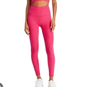 Beyond Yoga Spacedye At Your Leisure High Waisted Midi Legging pink Heather